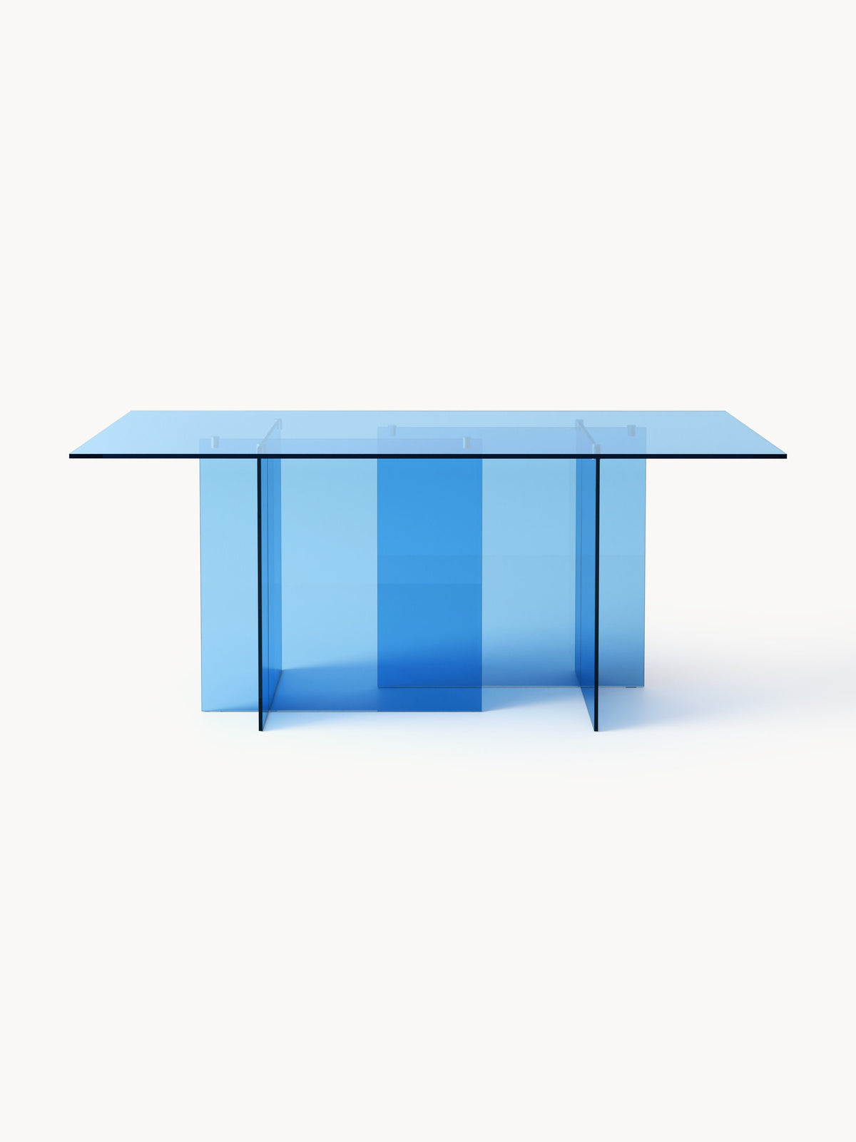 Anouheim Glass Dining Table, 180 x 90 cm