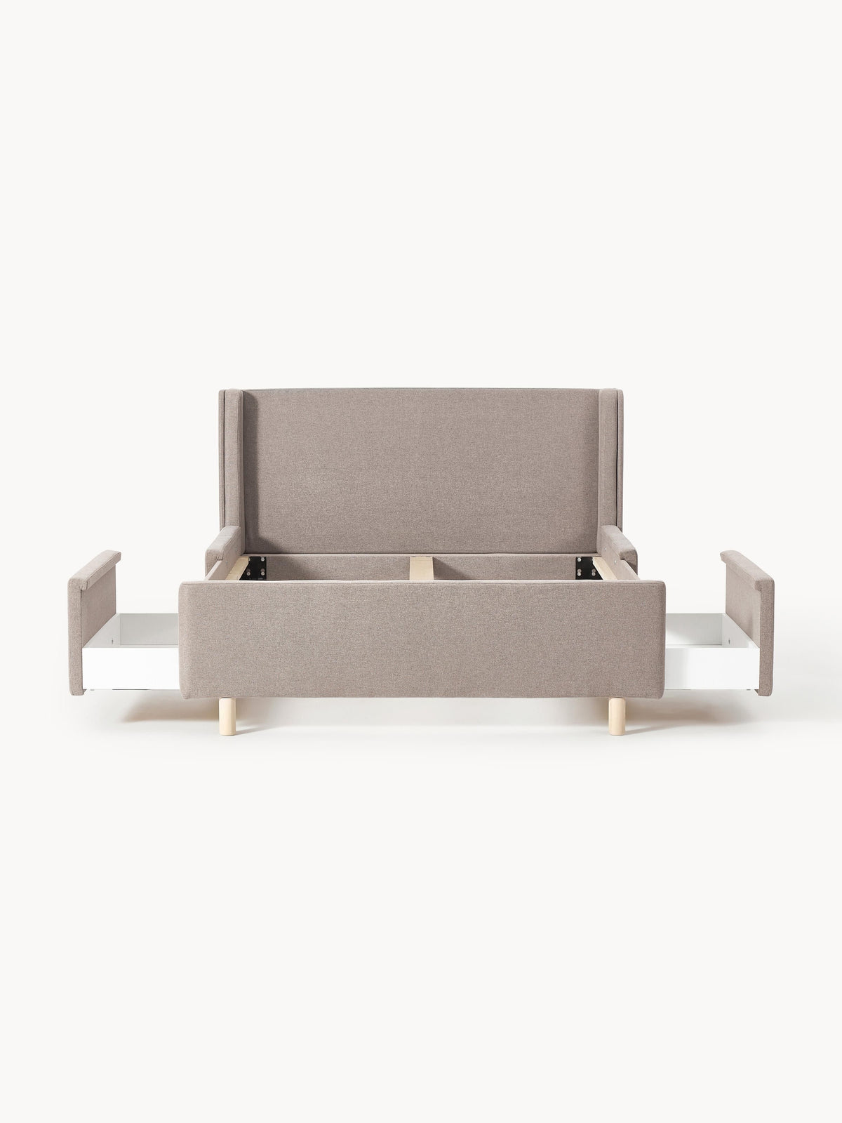 Archsteen Upholstered Bed with Drawers