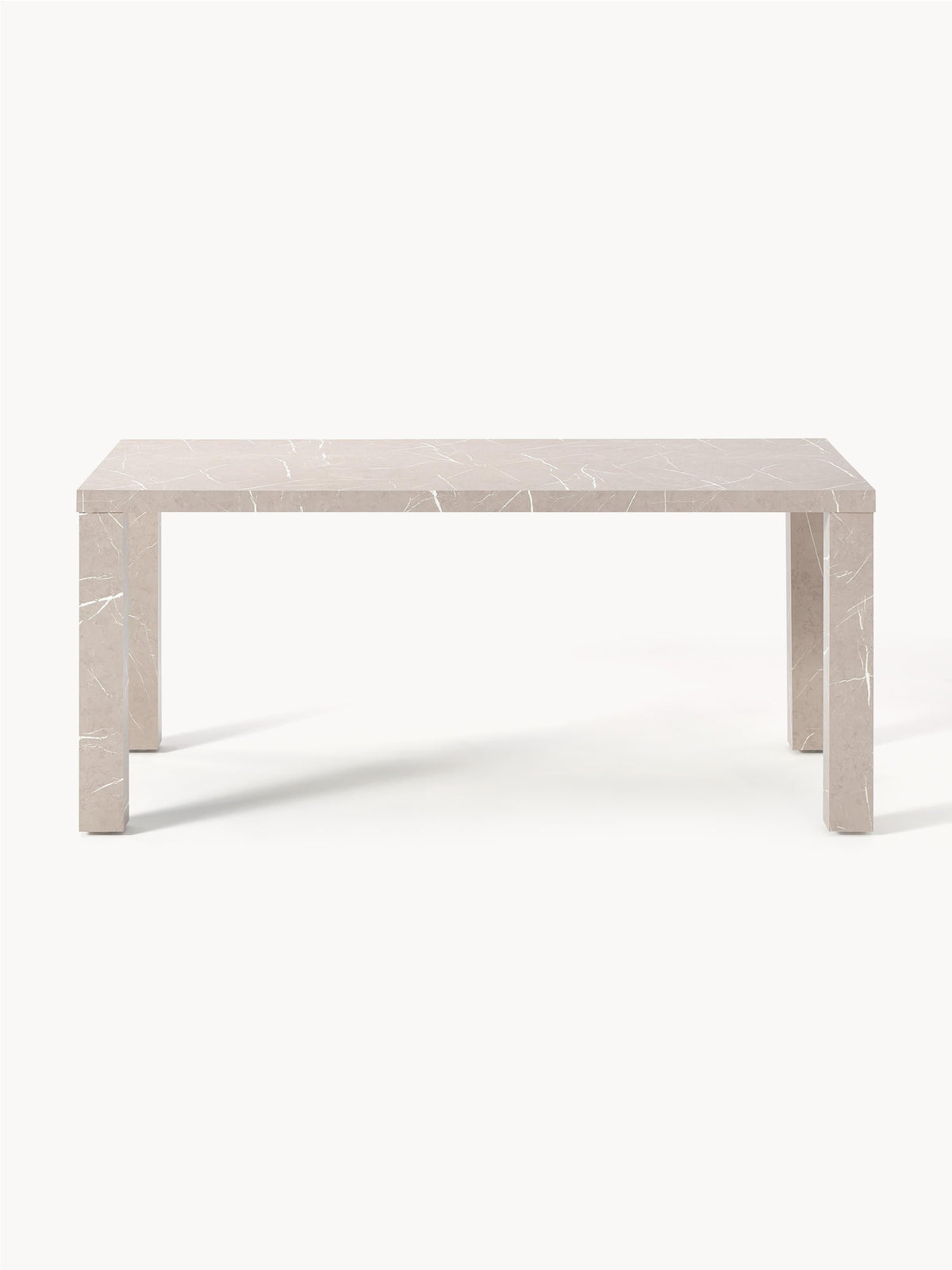 Carlsiek Marble Look Dining Table, 180 x 90 cm