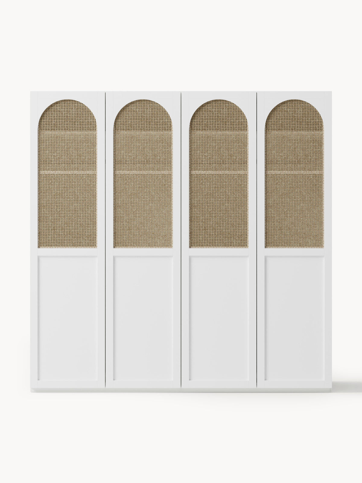 Jeanmoor Modular Hinged-Door Wardrobe, 200 cm Wide, in Various Sizes