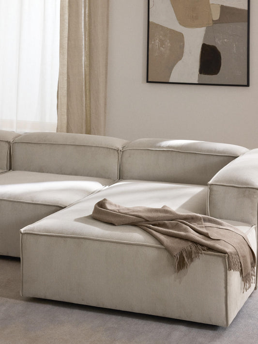 Lenfeld Corduroy Ottoman Corner Module