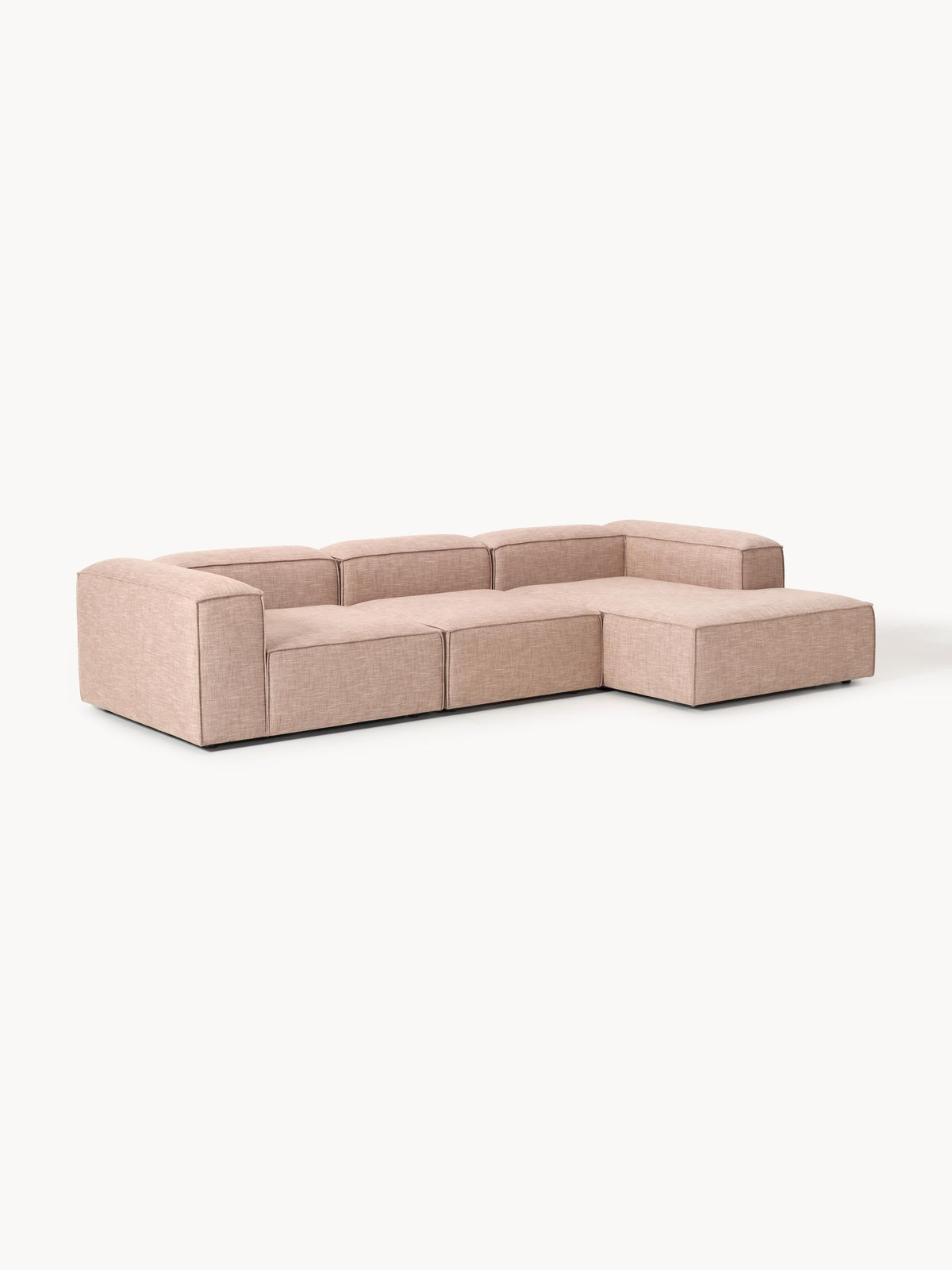 Lenfeld Modular Corner Sofa (4-Seater) in Linen Blend