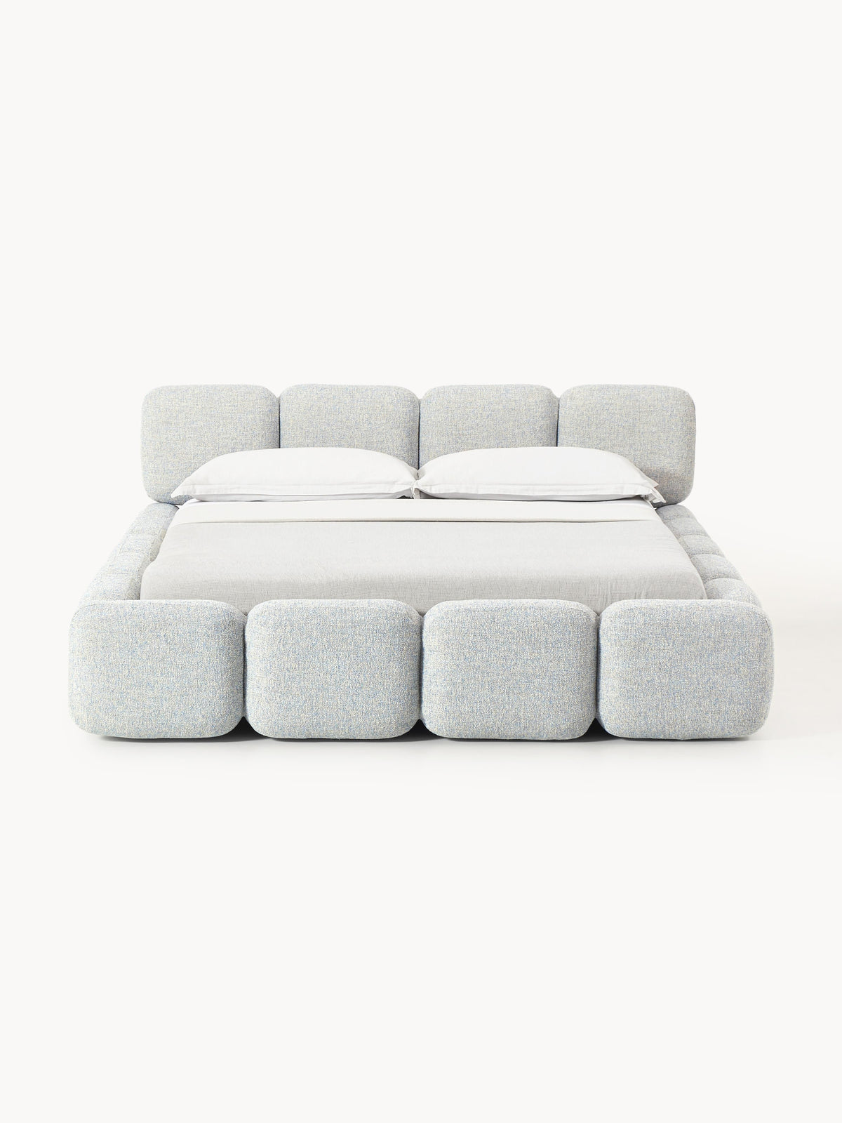 Taybergh Bouclé Upholstered Bed