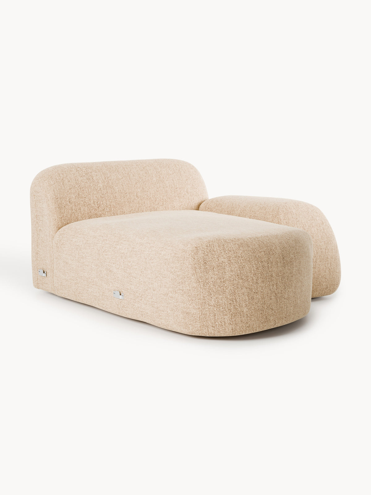 Wolkrath Chaise Corner Module in Bouclé