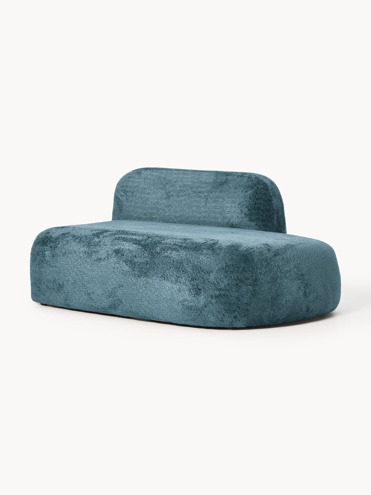 Wolkrath Chaise in Teddy Bouclé