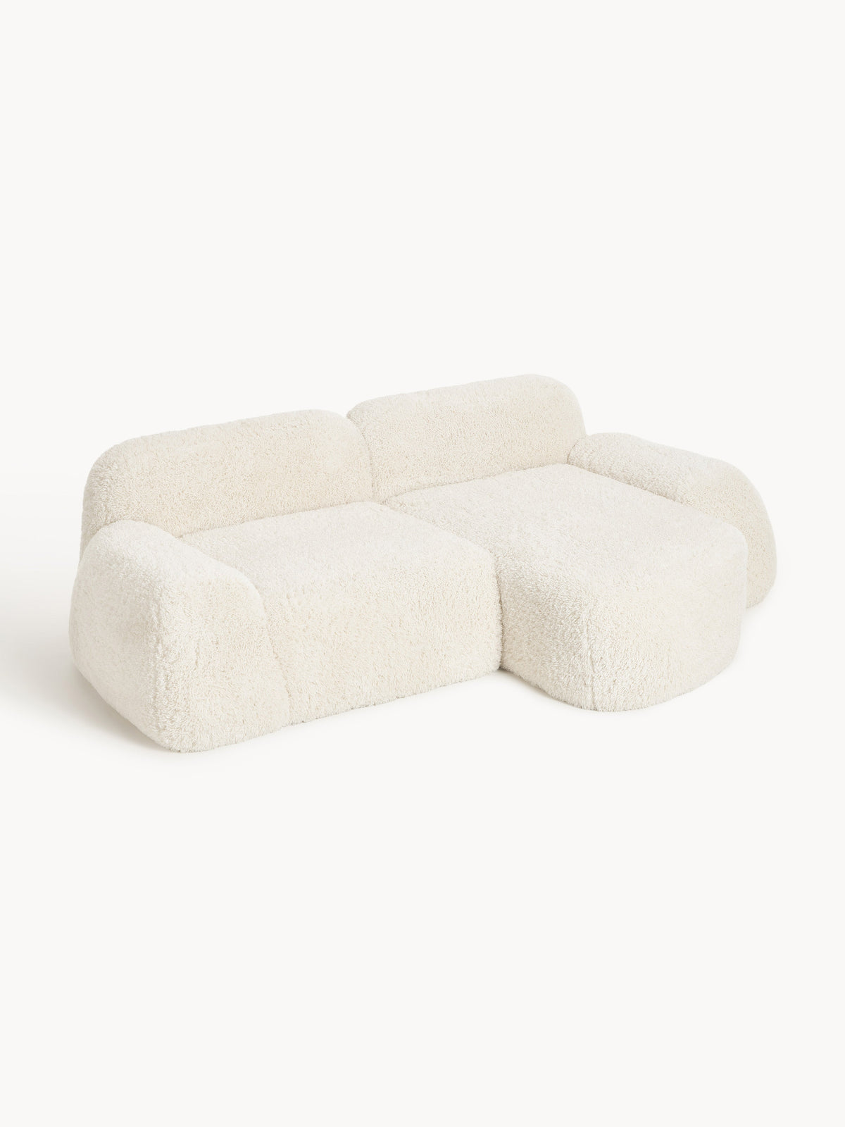Wolkrath Modular Corner Sofa in Teddy, 3-Seater