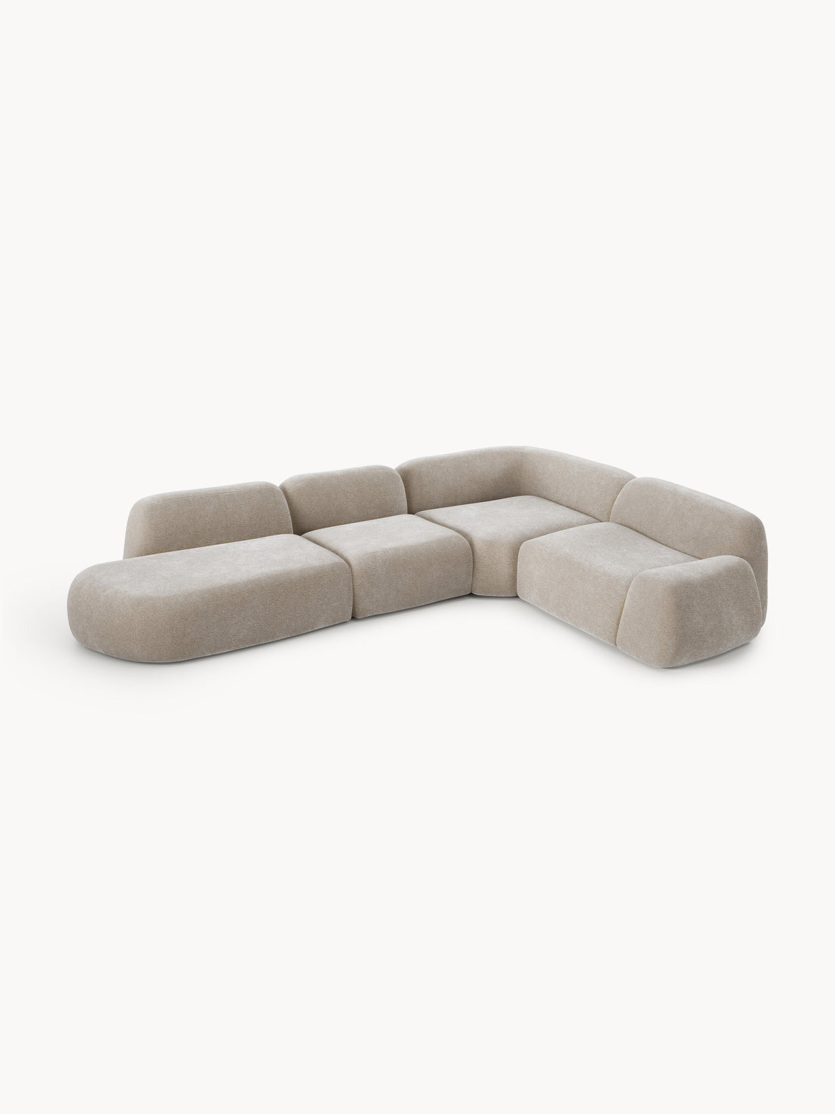 Wolkrath XL Modular Corner Sofa with Chaise Longue