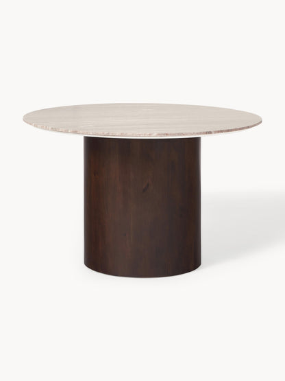 Abbthal Marble Round Dining Table, Ø 120 cm