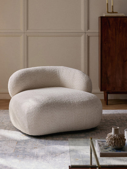 Albruck Lounge Chair in Teddy Bouclé