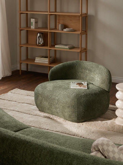 Albruck Lounge Chair in Teddy Bouclé