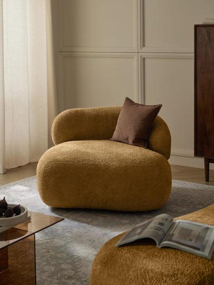 Albruck Lounge Chair in Teddy Bouclé