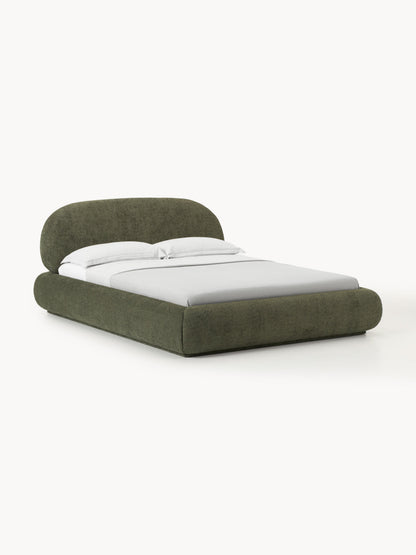 Albruck Teddy Bouclé Upholstered Bed
