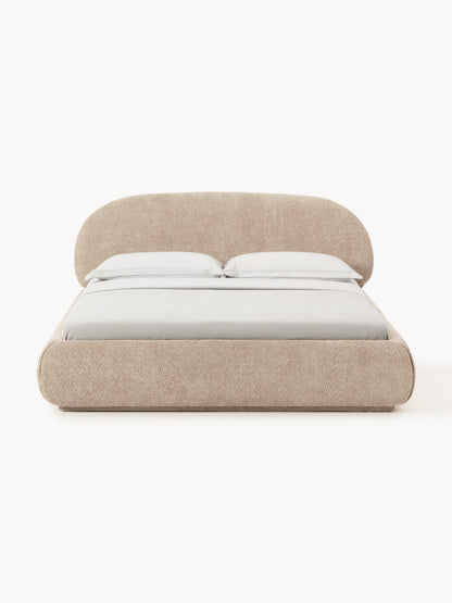 Albruck Teddy Bouclé Upholstered Bed