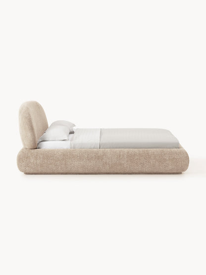 Albruck Teddy Bouclé Upholstered Bed
