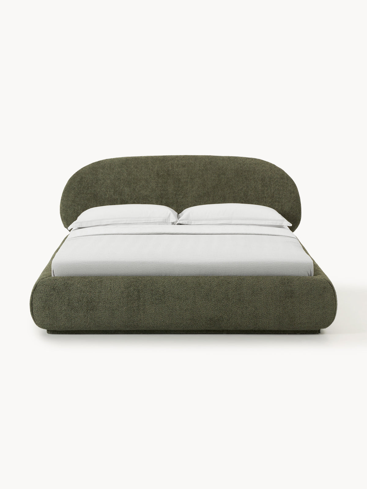 Albruck Teddy Bouclé Upholstered Bed