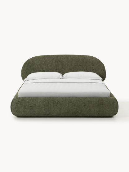 Albruck Teddy Bouclé Upholstered Bed