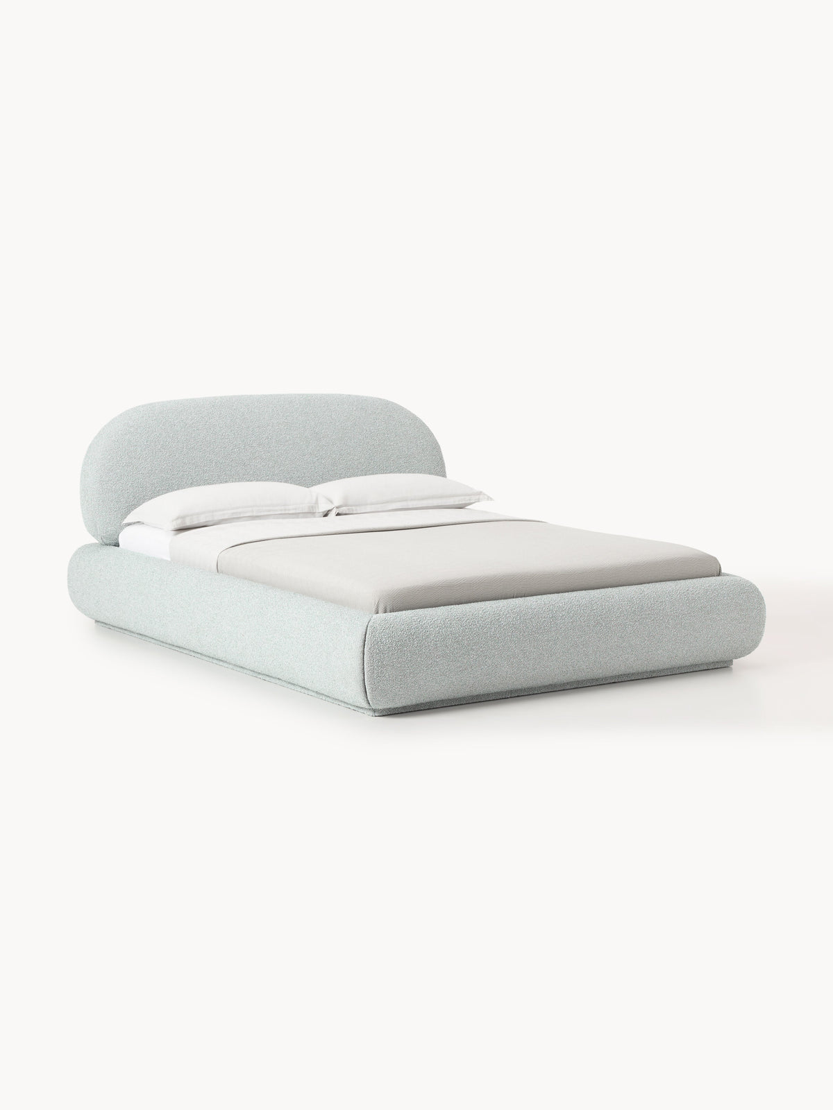 Albruck Upholstered Bouclé Bed
