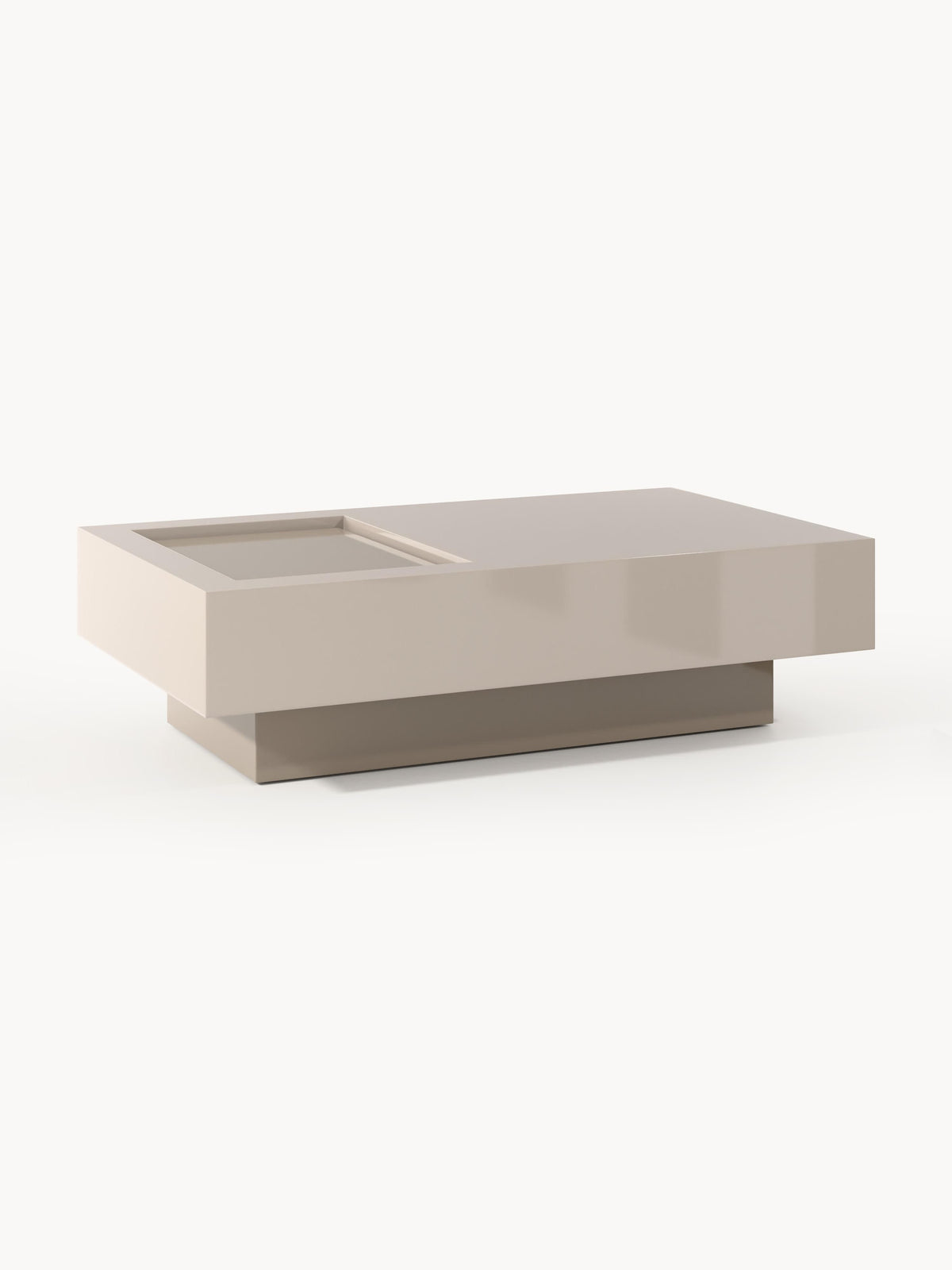 Alesbeck Storage Coffee Table, W 120 cm