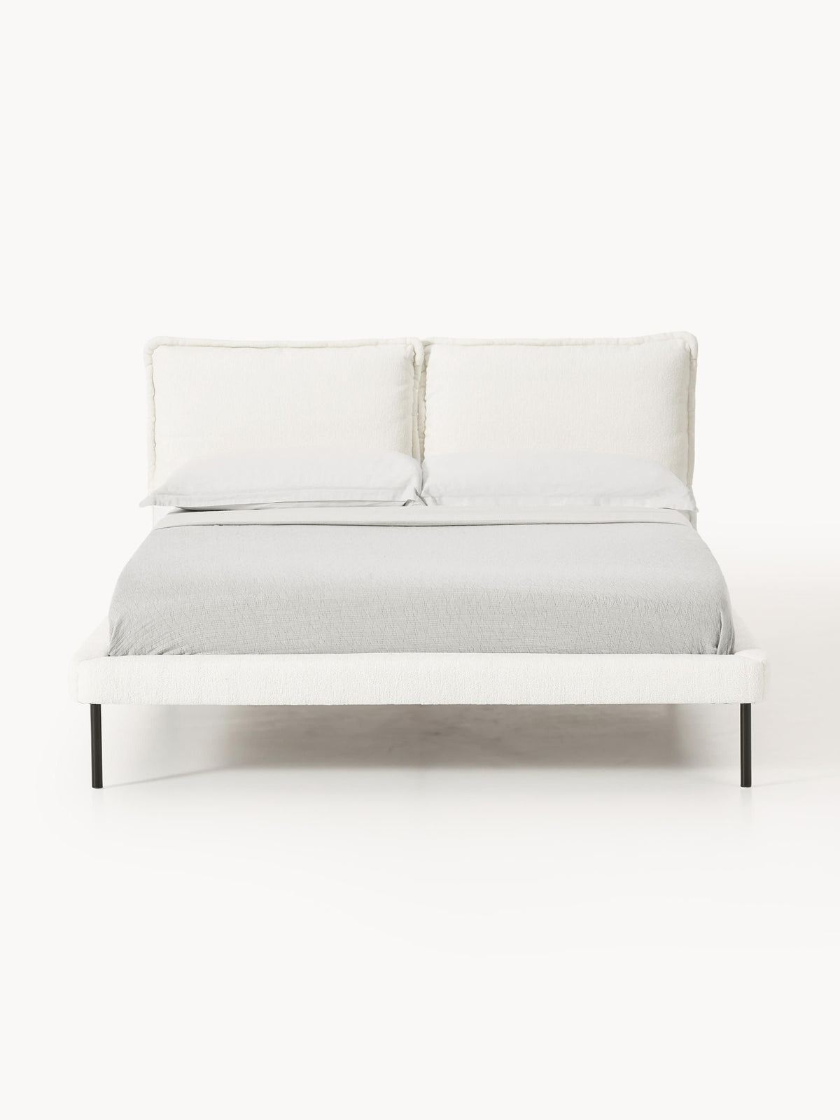 Amelrode Upholstered Bed in Teddy Bouclé