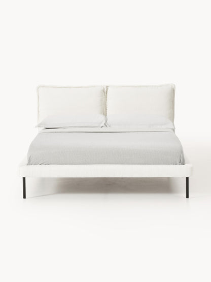 Amelrode Upholstered Bed in Teddy Bouclé