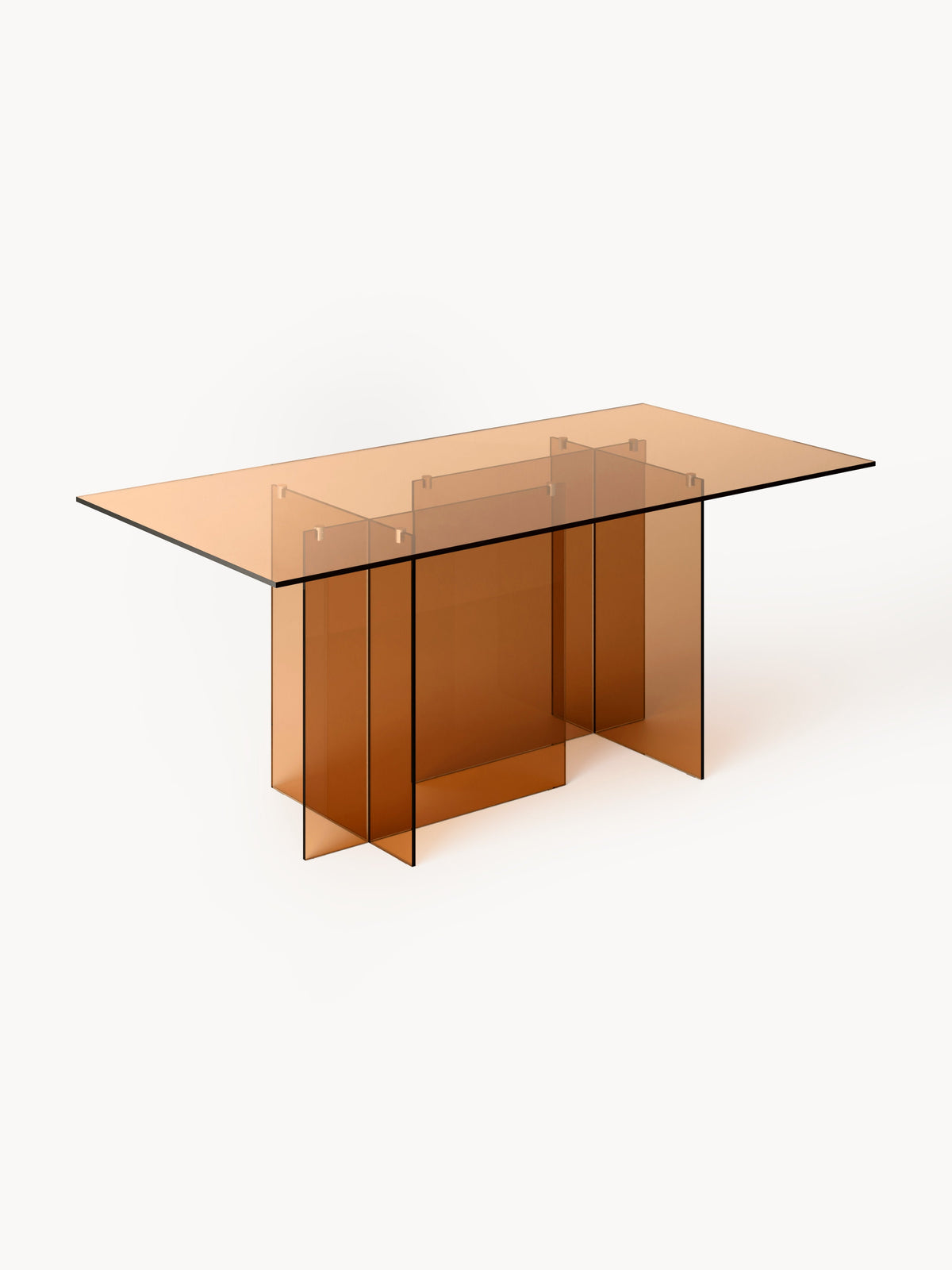Anouheim Glass Dining Table, 180 x 90 cm