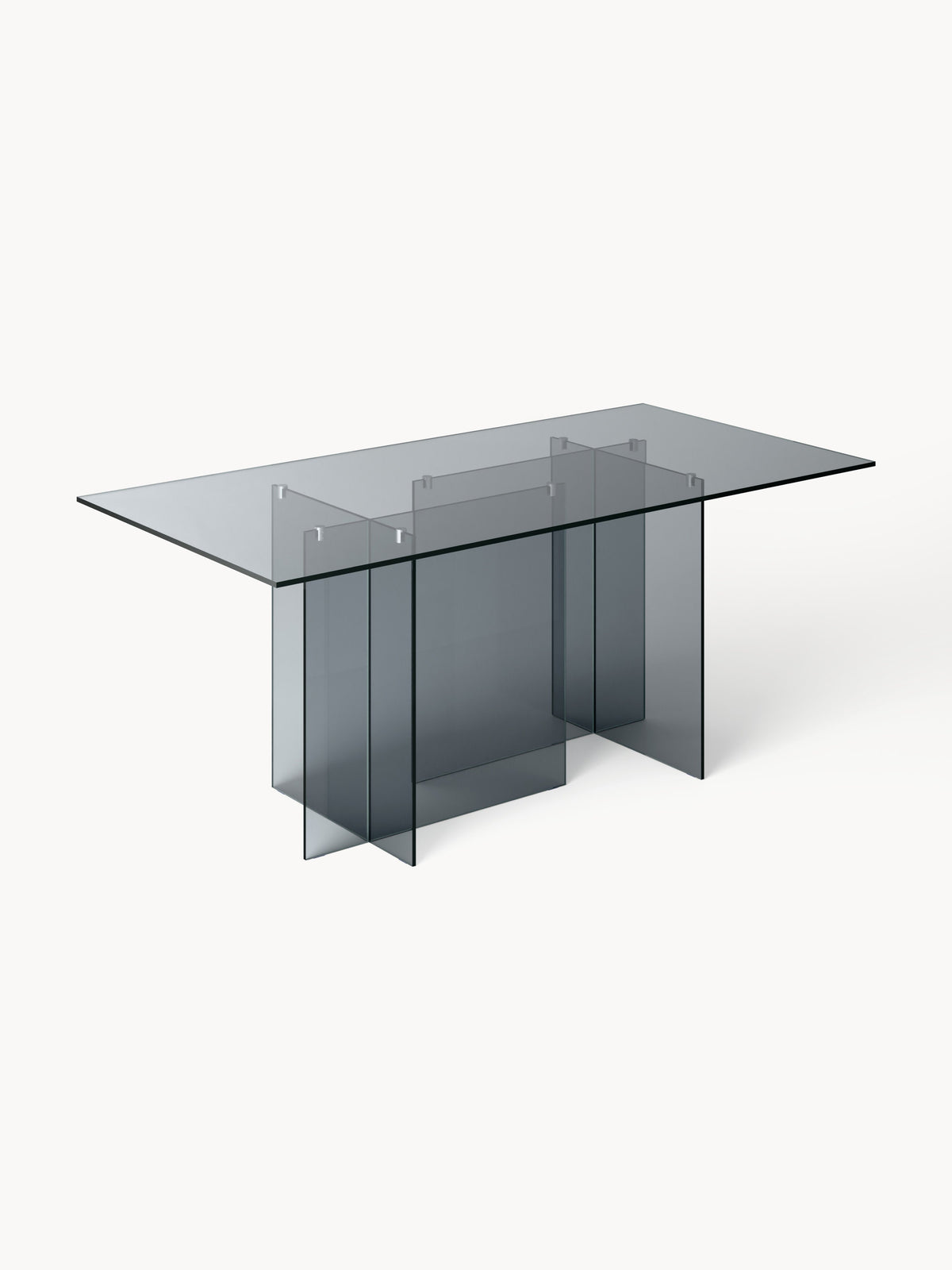 Anouheim Glass Dining Table, 180 x 90 cm