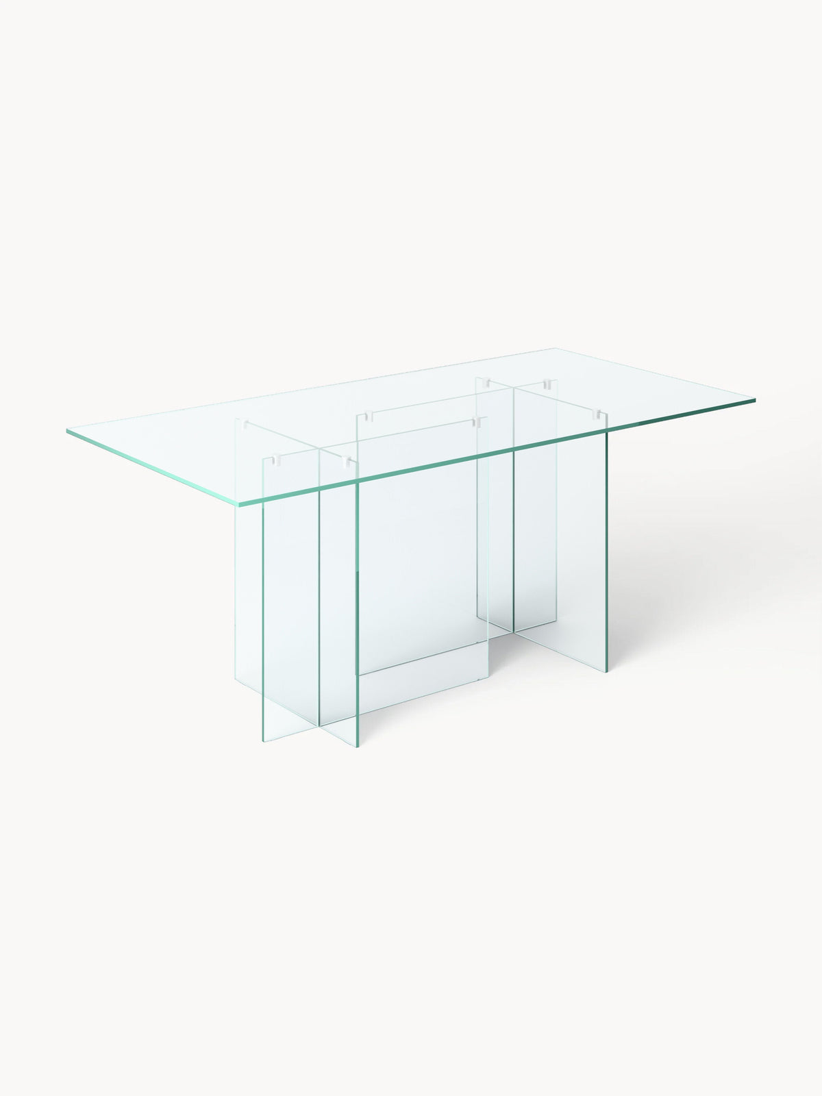 Anouheim Glass Dining Table, 180 x 90 cm