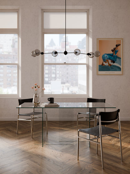 Anouheim Glass Dining Table, 180 x 90 cm