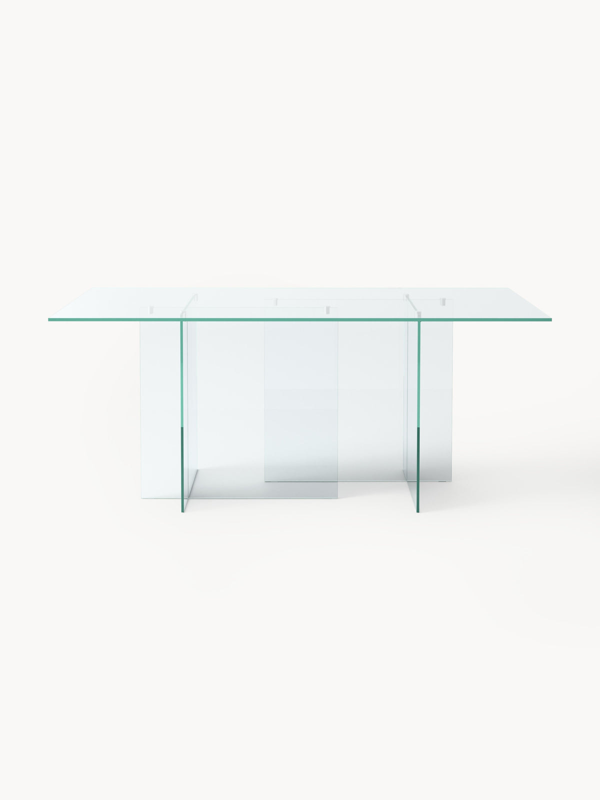Anouheim Glass Dining Table, 180 x 90 cm
