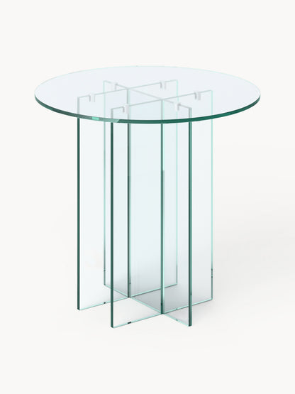 Anouheim Round Glass Dining Table, in Various Sizes