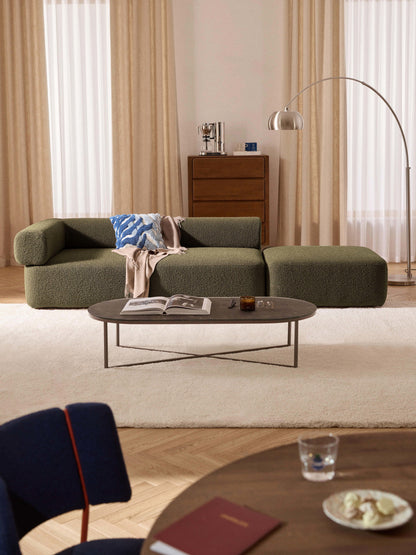 Antlingen Bouclé Modular Ottoman