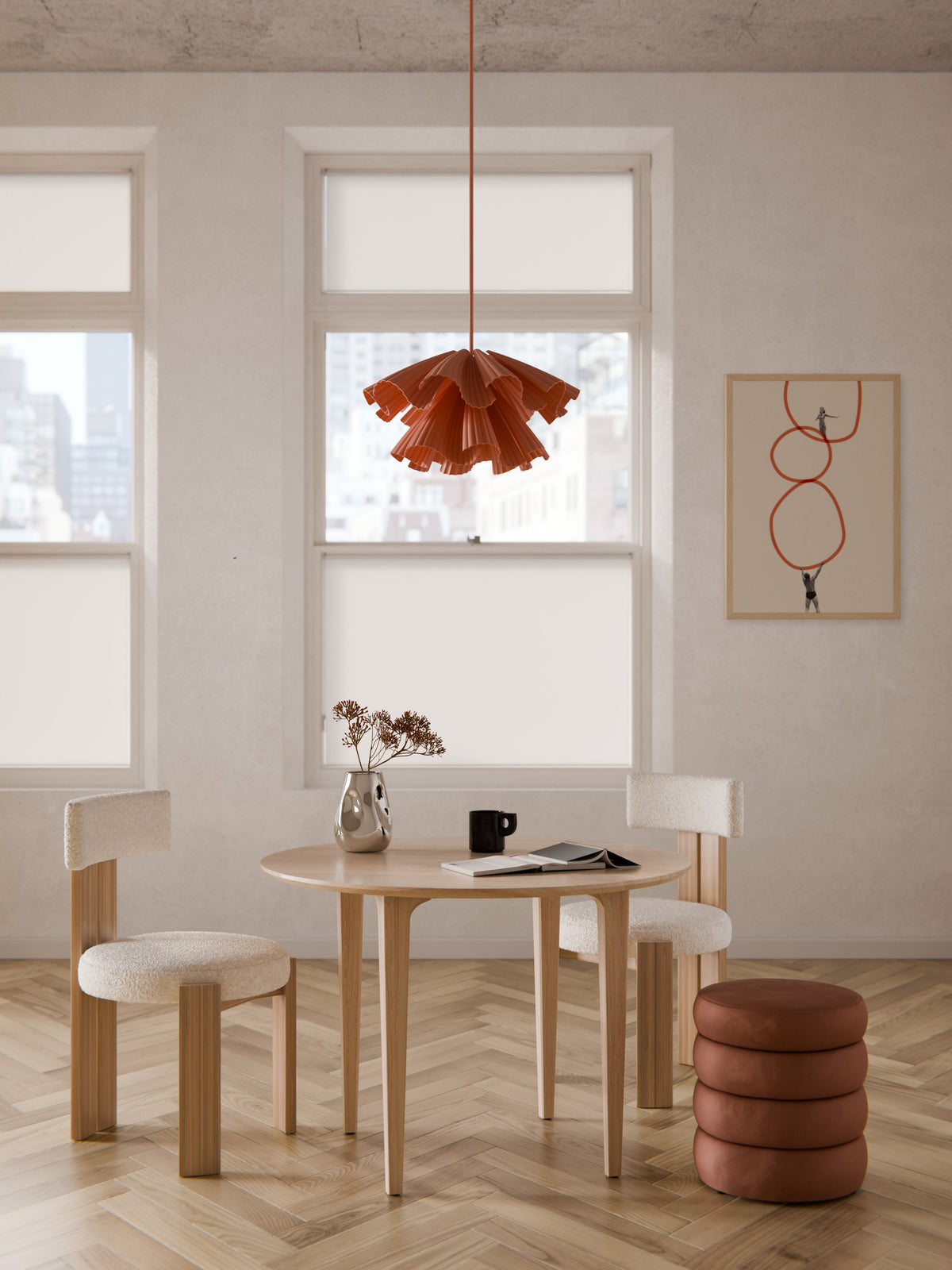 Archdiek Oak Round Dining Table, Ø 110 cm