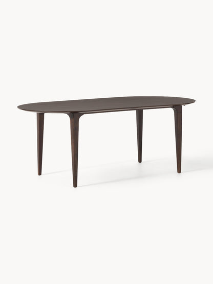 Archdiek Oval Dining Table in Mango Wood, 200 x 100 cm