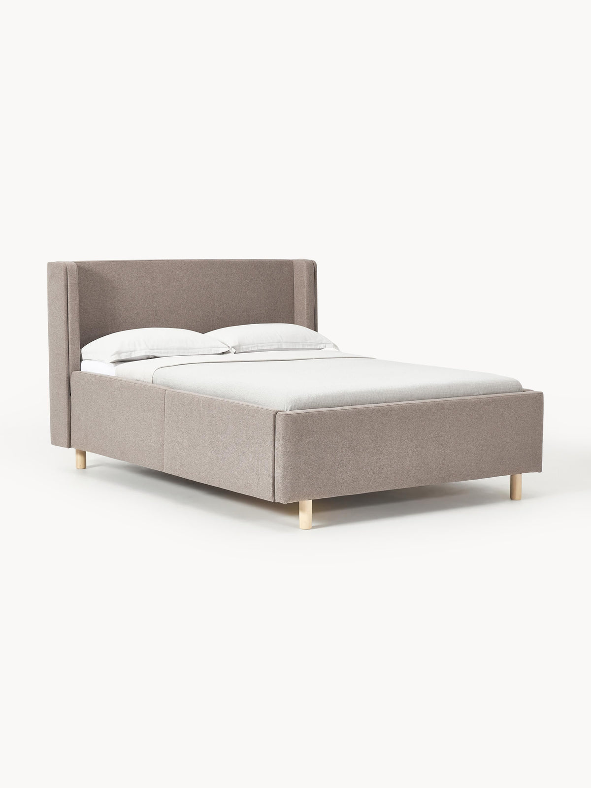 Archsteen Upholstered Bed with Drawers