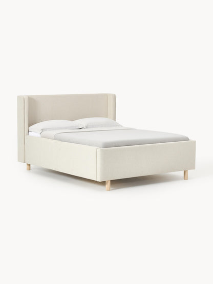 Archsteen Upholstered Bed with Drawers