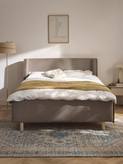 Archsteen Upholstered Bed with Drawers