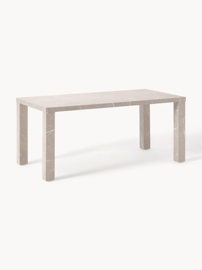 Carlsiek Marble Look Dining Table, 180 x 90 cm