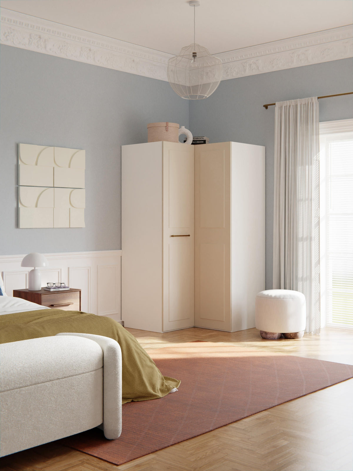 Charlwiese Corner Modular Wardrobe, 115 cm Wide