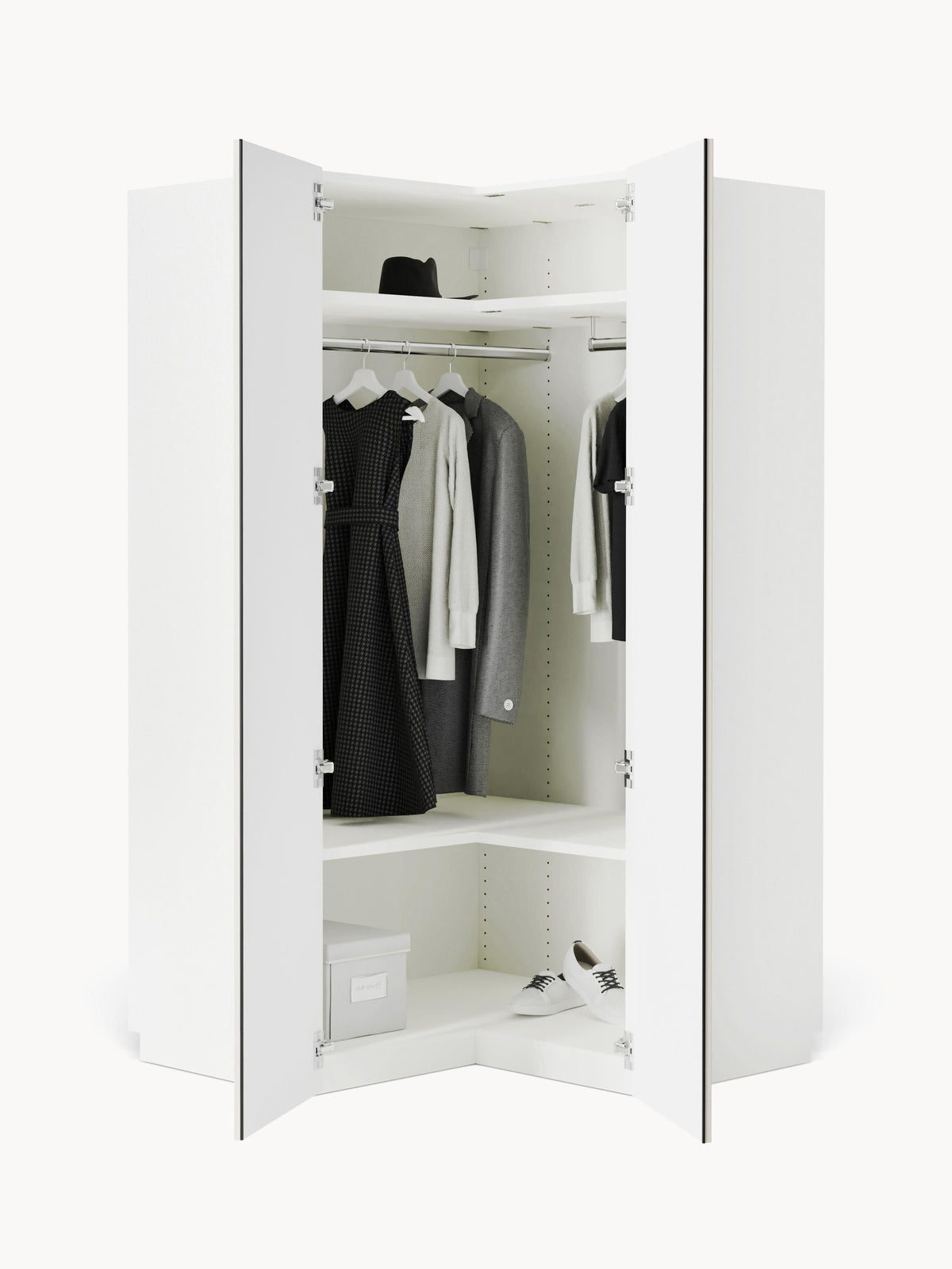 Charlwiese Corner Modular Wardrobe, 115 cm Wide