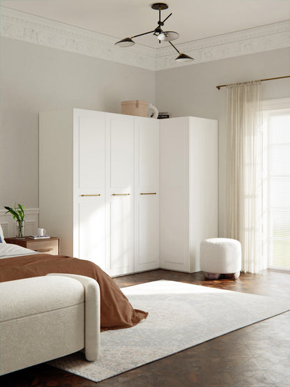 Charlwiese Modular Corner Wardrobe, 215 cm Wide, in Various Sizes