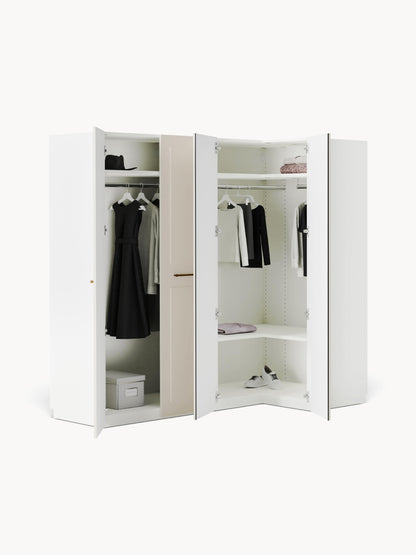 Charlwiese Modular Corner Wardrobe, 215 cm Wide, in Various Sizes