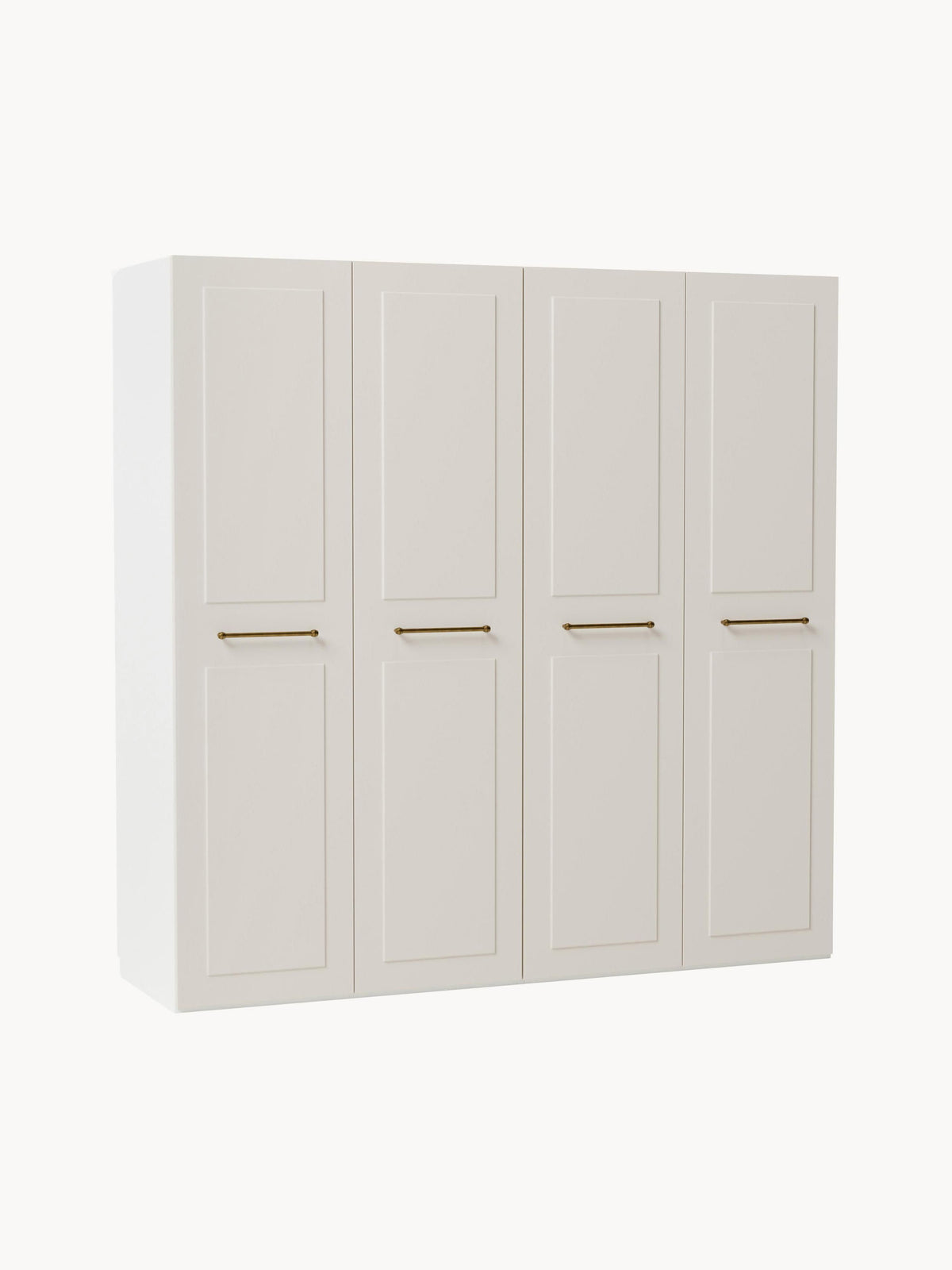 Charlwiese Modular Hinged-Door Wardrobe, 200 cm Wide, in Various Sizes
