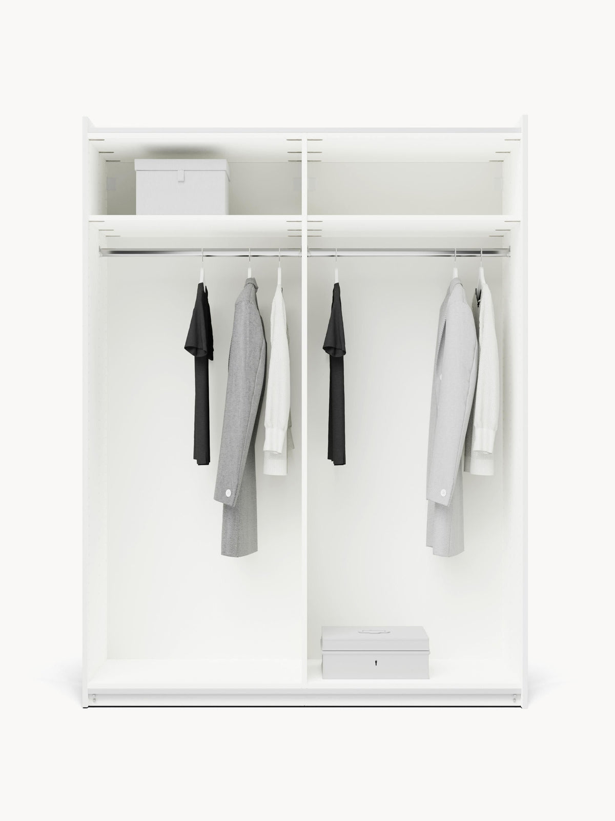 Charlwiese Modular Sliding-Door Wardrobe, 150 cm Wide, in Various Sizes