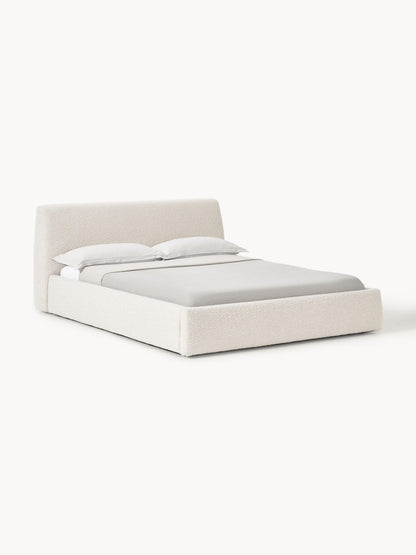 Clovenau Upholstered Bed in Bouclé