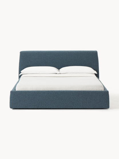 Clovenau Upholstered Bed in Bouclé