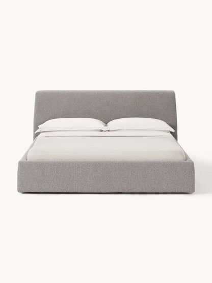 Clovenau Upholstered Bed in Bouclé