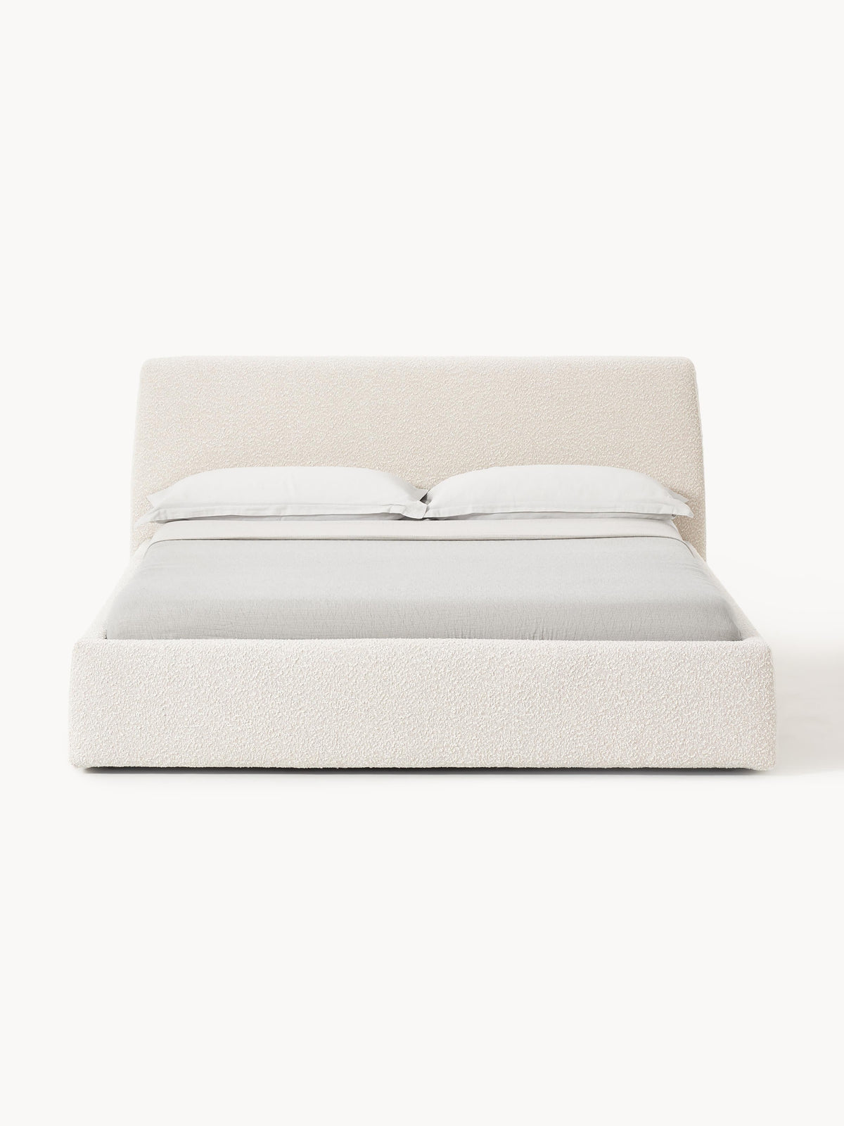 Clovenau Upholstered Bed in Bouclé