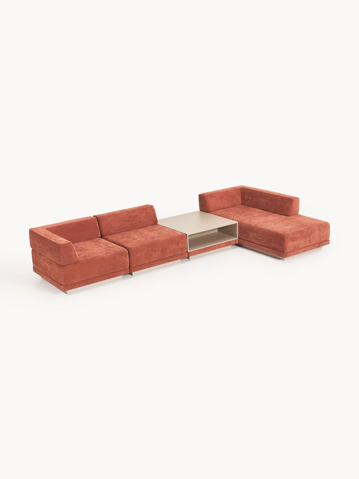 Colbeck Modular Corner Sofa (4-Seater) with Coffee Table
