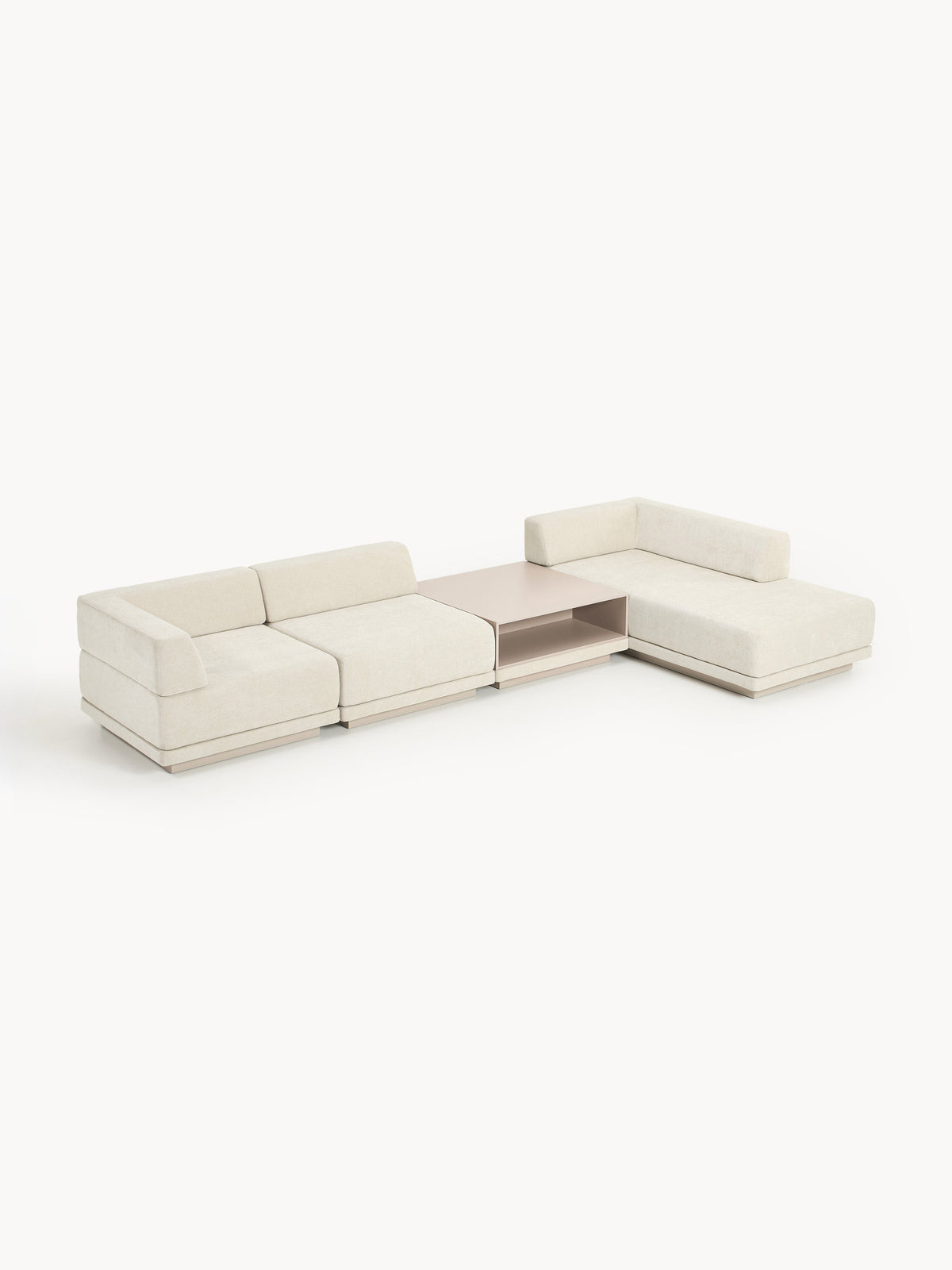 Colbeck Modular Corner Sofa (4-Seater) with Coffee Table