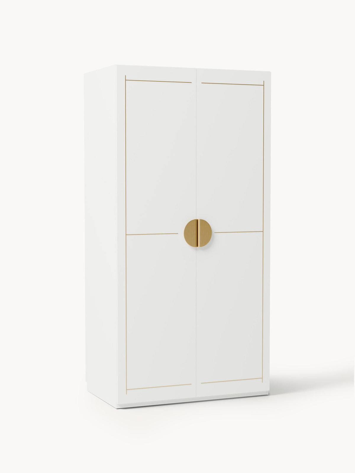 Denvelt Modular Hinged-Door Wardrobe, 100 cm Wide, in Various Sizes